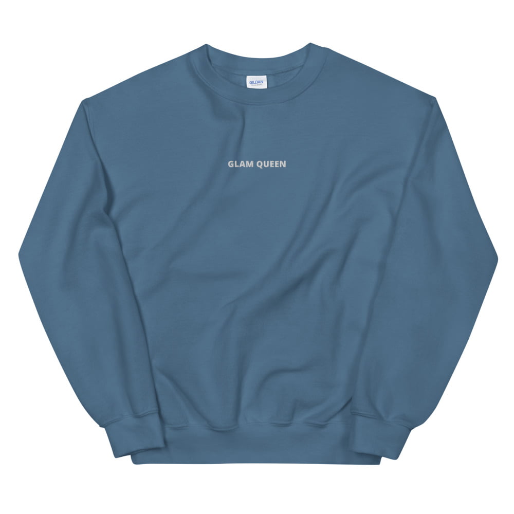 unisex crew neck sweatshirt indigo blue 5fecbcf8ec795