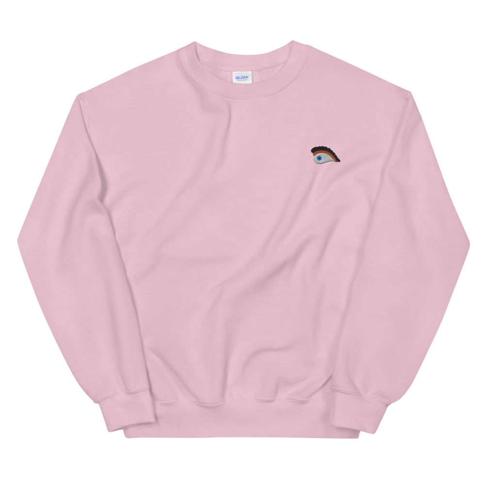 unisex crew neck sweatshirt light pink 5fec8318a0f78