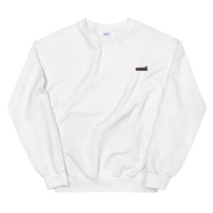 unisex crew neck sweatshirt white 5fec82250555c
