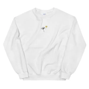 unisex crew neck sweatshirt white 5ff0cc28b7522
